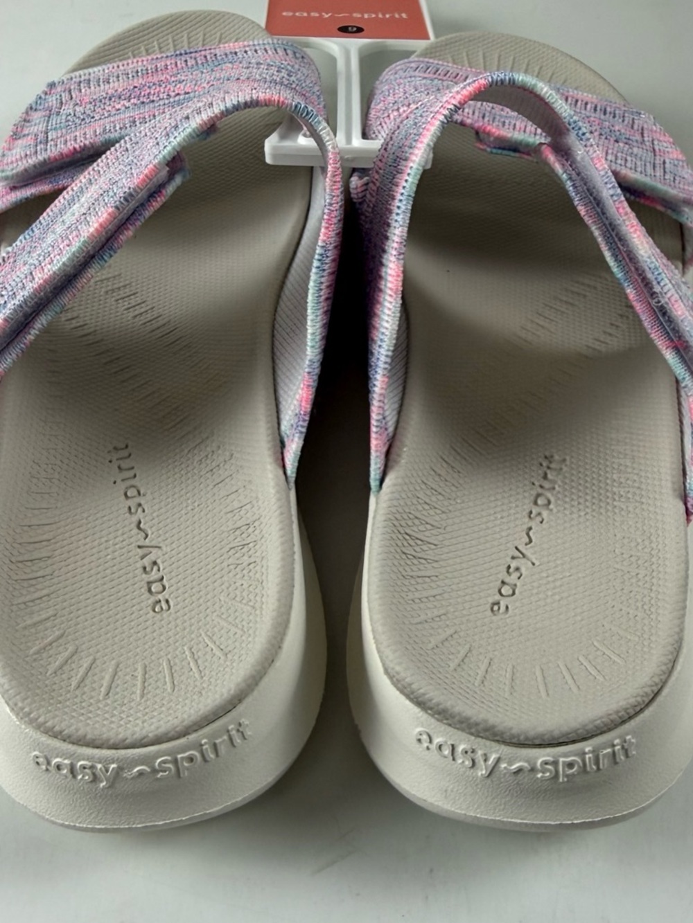 Easy Spirit Dashtyn Double Band Slip-On Sandals Womens 9M Light Pink Sandals NWT - Picture 8 of 11